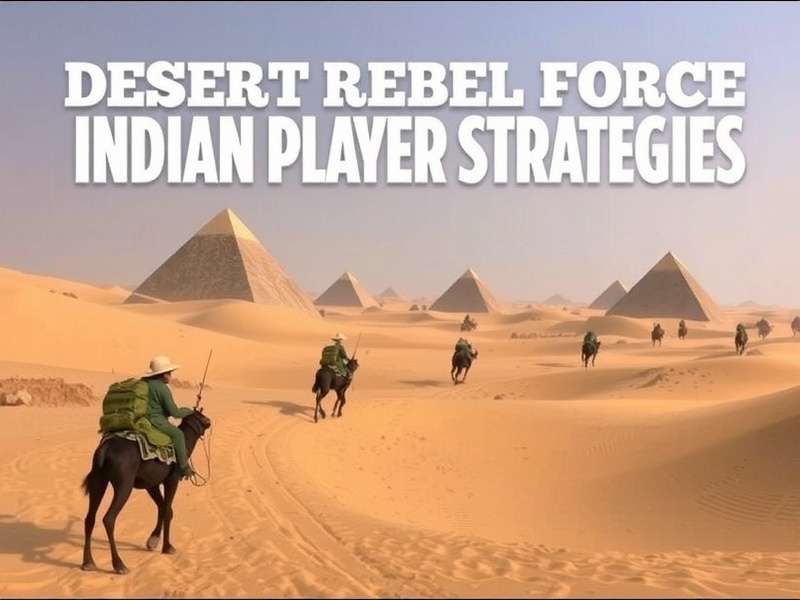 Desert Rebel Force Indian Player Strategies